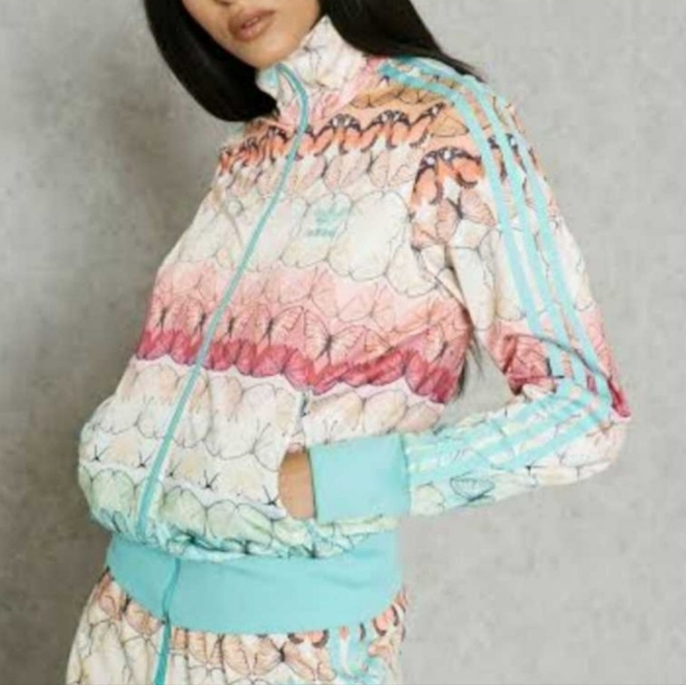Adidas "The Farm" borbofresh Firebird track jacket butterflies 🦋